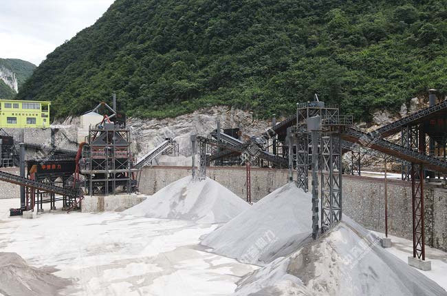 广西年产300万吨石灰岩破碎生产线