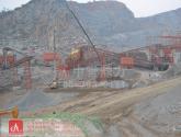 河南省日产万吨级石料生产线现场