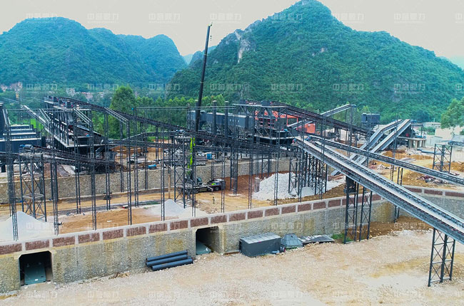 南宁市福松建材通润采石场时产1500-2000吨生产线