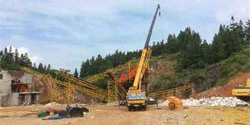 贵州凯里市黎平县时产300吨石子生产线