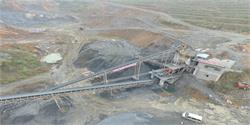 湖南邵阳阳光采石场时产500吨的重锤生产线