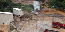 湖南娄底华峰采石场时产350吨石