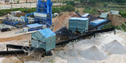 广西南宁邕宁区老虎岭采石场时产500吨碎石生产线
