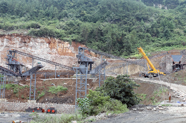 广西时产500吨碎石生产线
