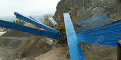 云南昭通高原石材时产600-800吨砂石生产线