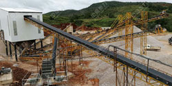 云南玉溪白家山时产600吨石场生产线