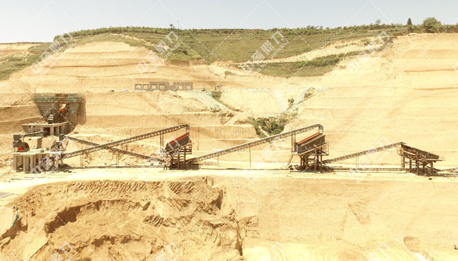 铜川平安建材时产800-1000吨石料生产线