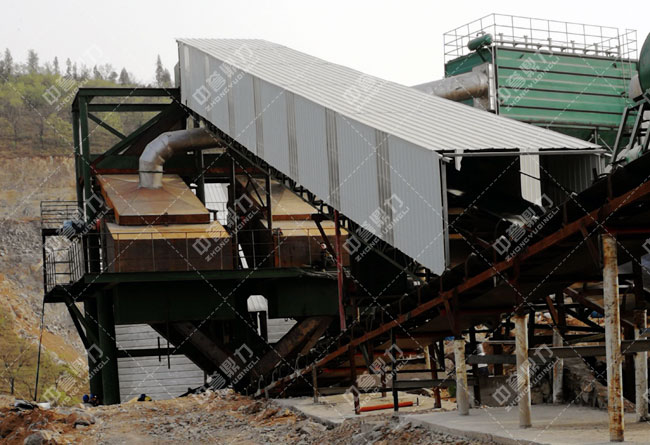 登封市银岭建材有限公司时产600吨石料生产线