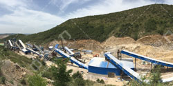 山西长治时产800-1000吨环保砂石骨料生产线