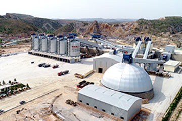 河南新乡卫辉万有石料厂安装了自动进料出料系统