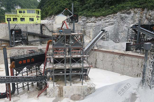 广西河池日产万吨石子生产线